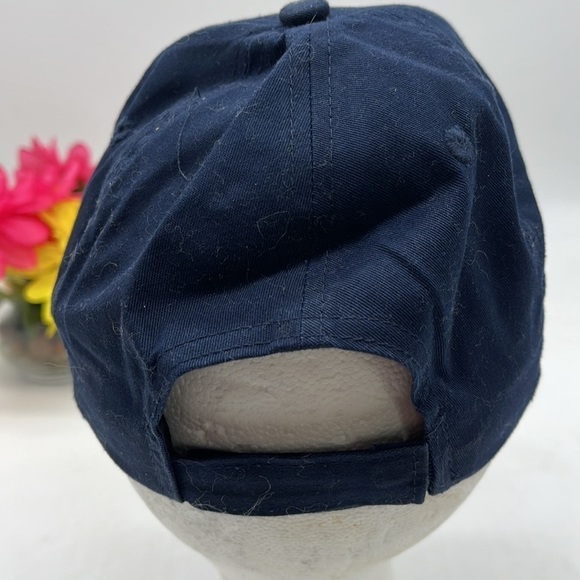 New York Yankees Navy White Adjustable Baseball Hat Cap MLB HT3295A - Picture 3 of 6